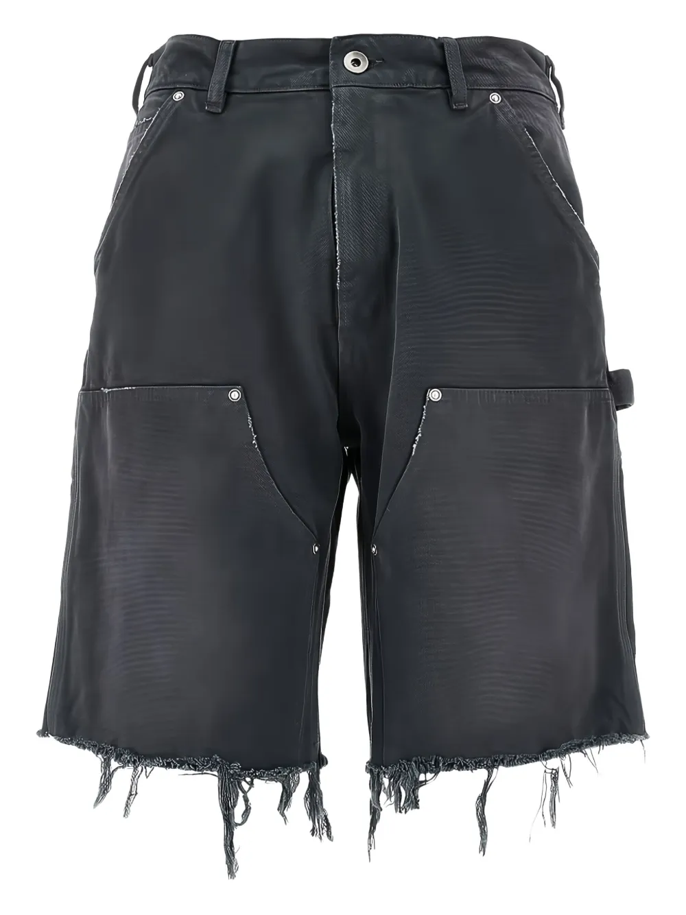 Maison Margiela Cargo shorts met franje Grijs