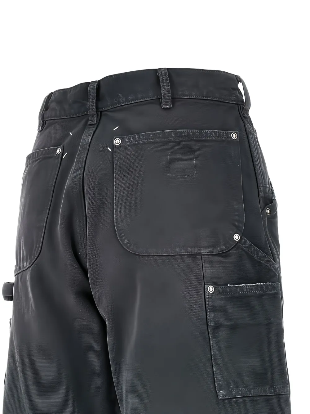 Maison Margiela Cargo shorts met franje Grijs