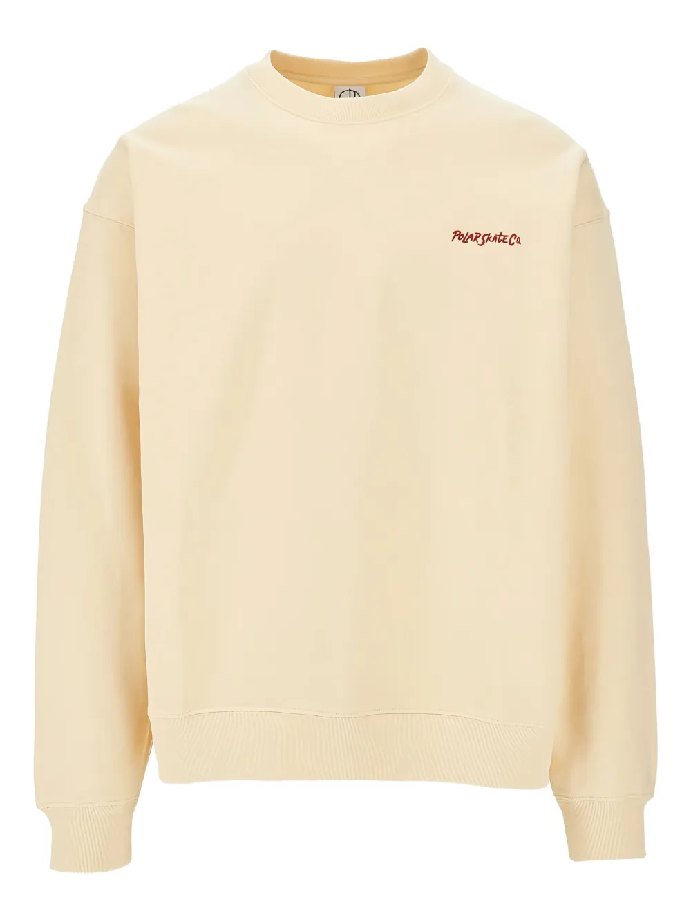 POLAR Dave logo-embroidered sweatshirt | Neutrals | Image 1