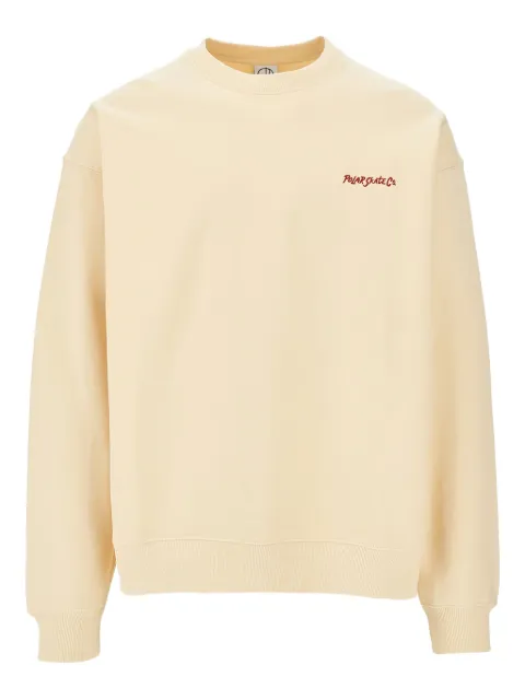 POLAR Dave logo-embroidered sweatshirt