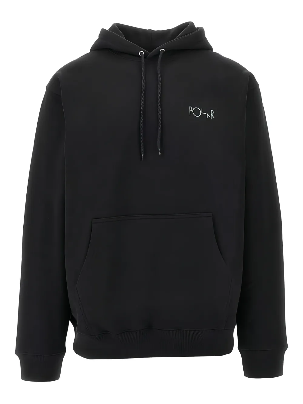 POLAR Dave logo-embroidered hoodie | Black | Image 1
