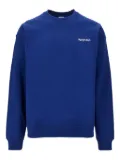 POLAR Dave crew-neck embroidered sweatshirt - Blue