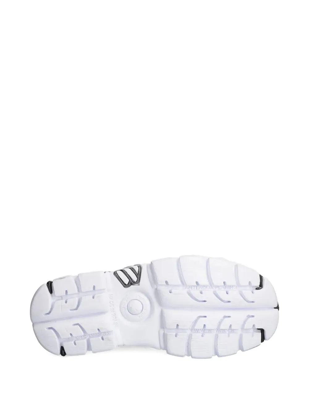 NEW ROCK platform lace-up sneakers White