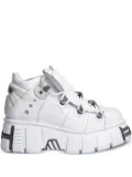 NEW ROCK platform lace-up sneakers - White