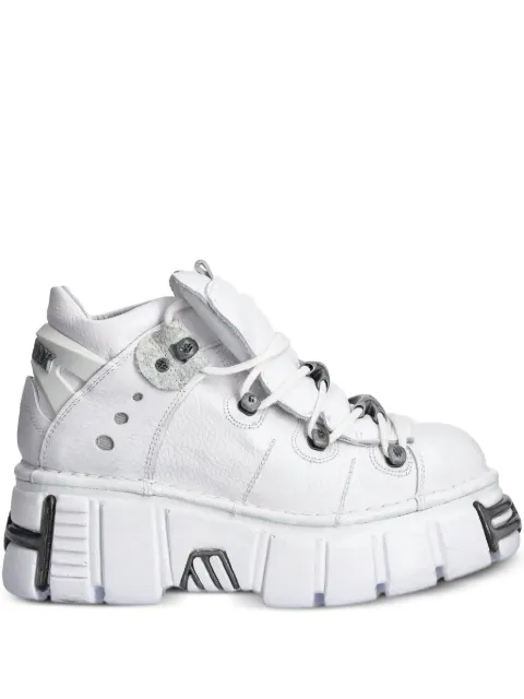 NEW ROCK Sneakers con suola rialzata e lacci