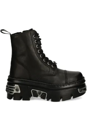 NEW ROCK 80mm lace-up Platform Boots | Black | FARFETCH