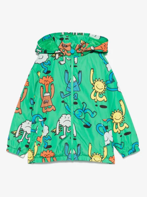 Stella McCartney Kids graphic-print hooded jacket