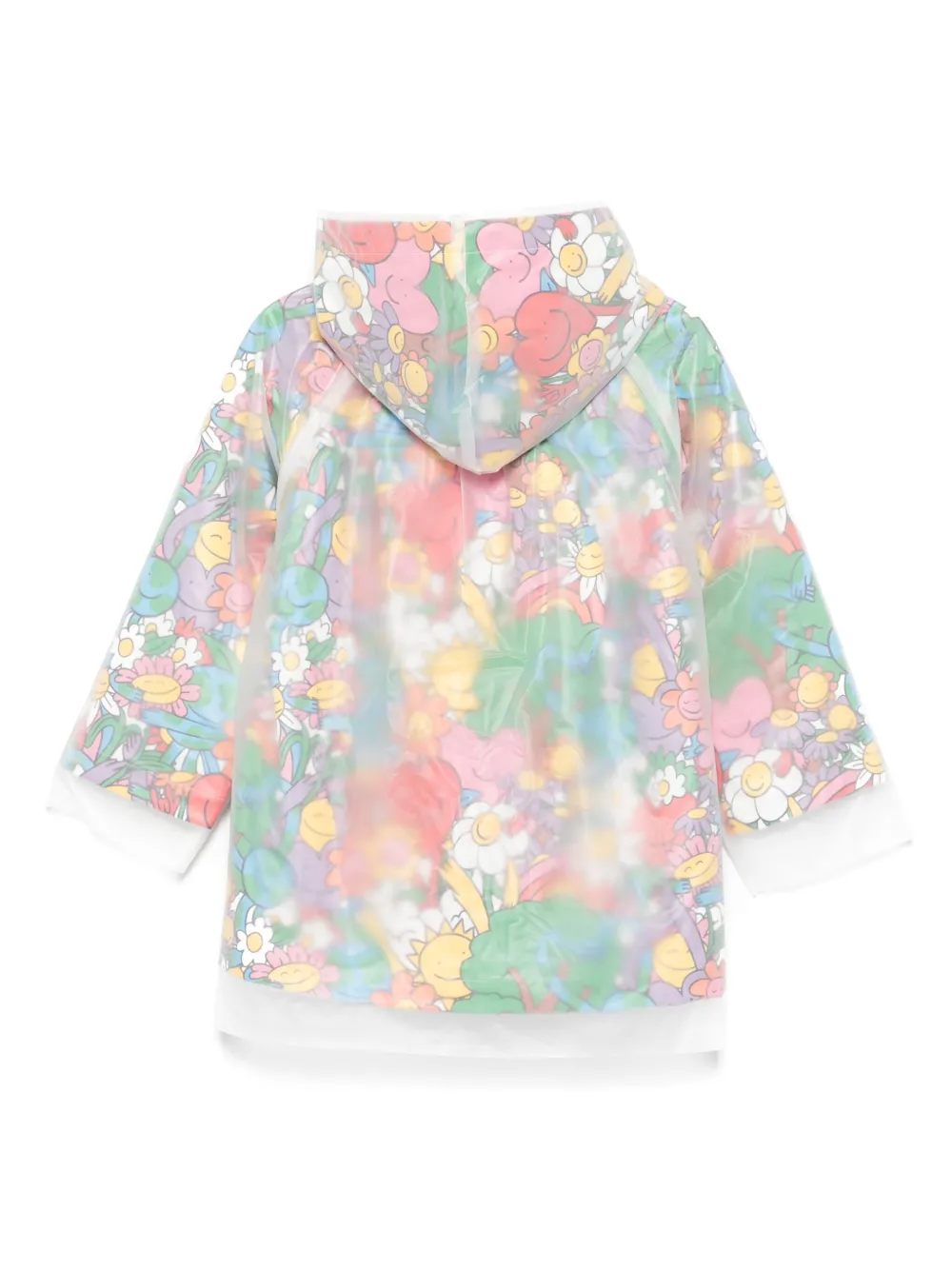Stella McCartney Kids Regenjas met bloemenprint Groen