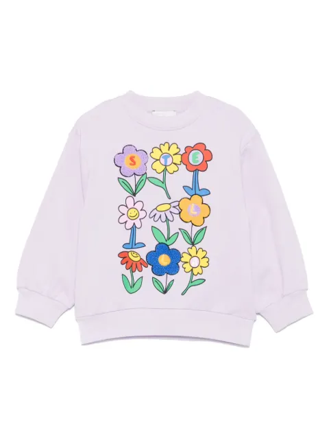 Stella McCartney Kids Moletom com estampa floral