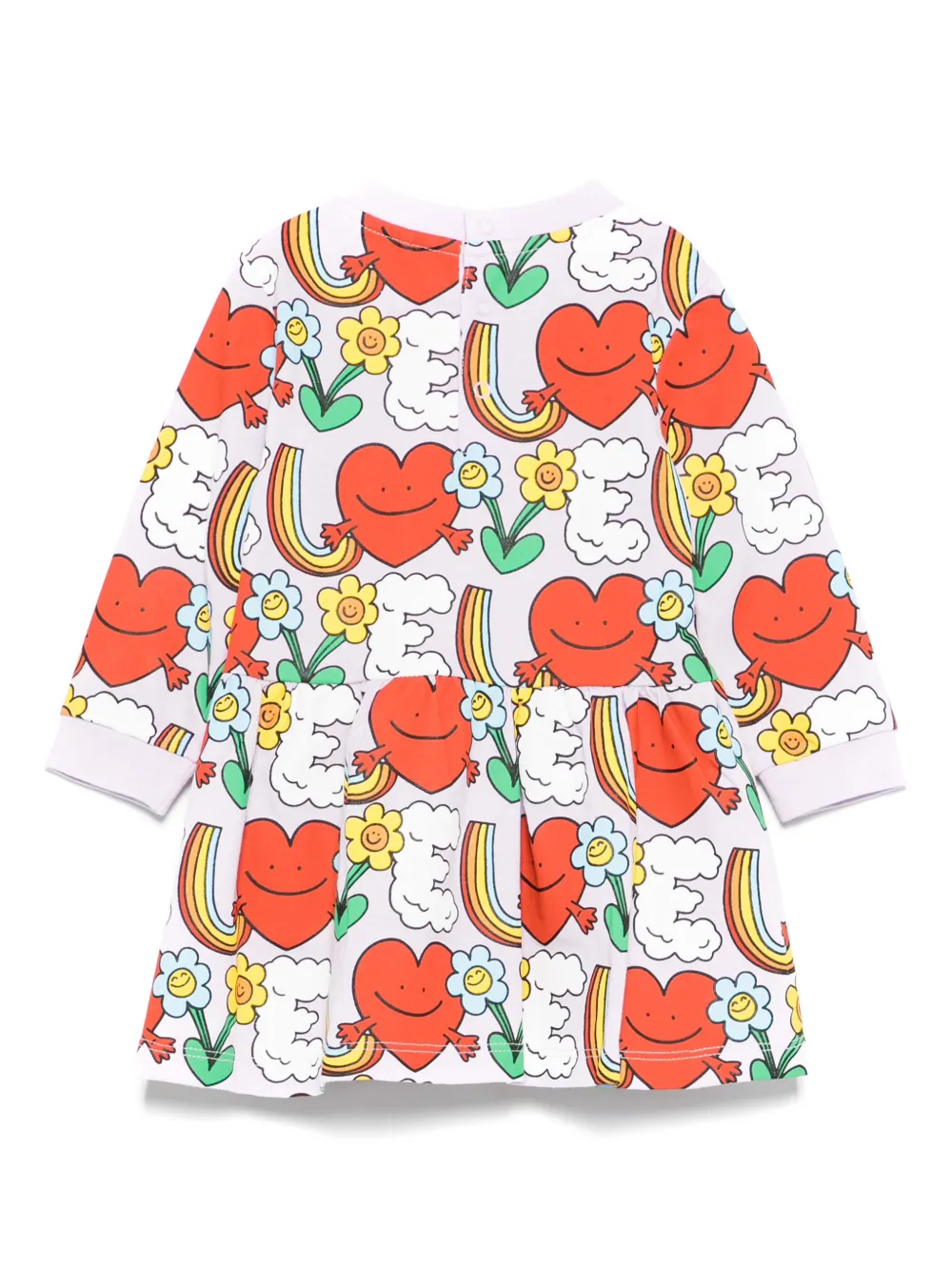 Stella McCartney Kids Jurk met print Paars