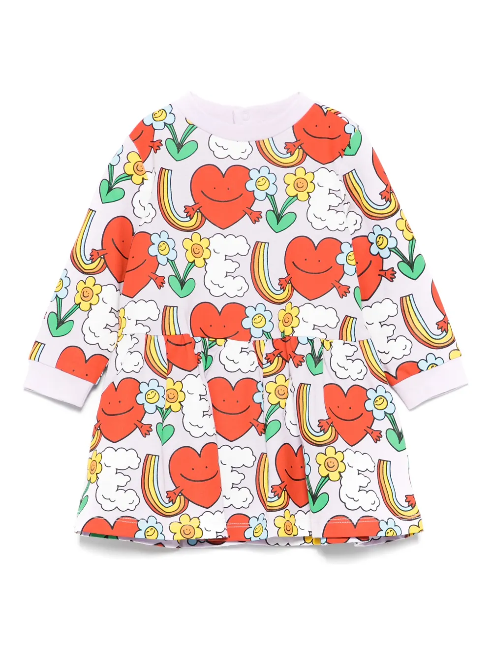 Stella McCartney Kids Jurk met print Paars