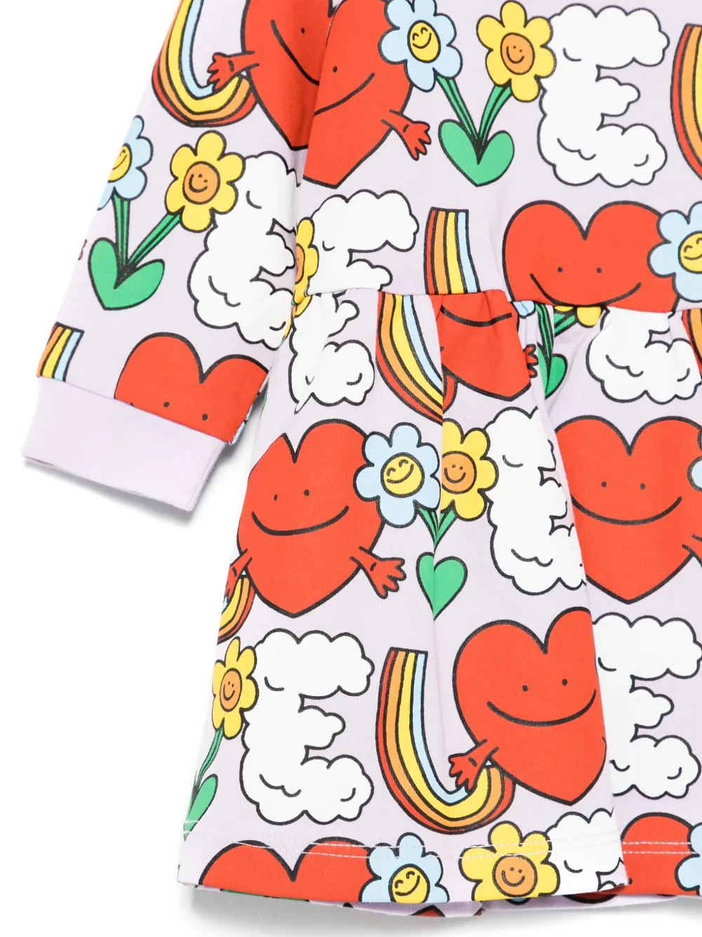 Stella McCartney Kids Jurk met print Paars