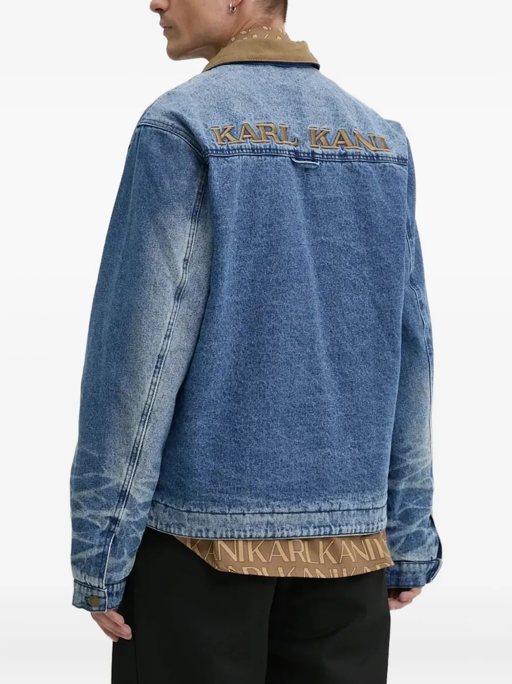 Karl kani Denim jack Blauw