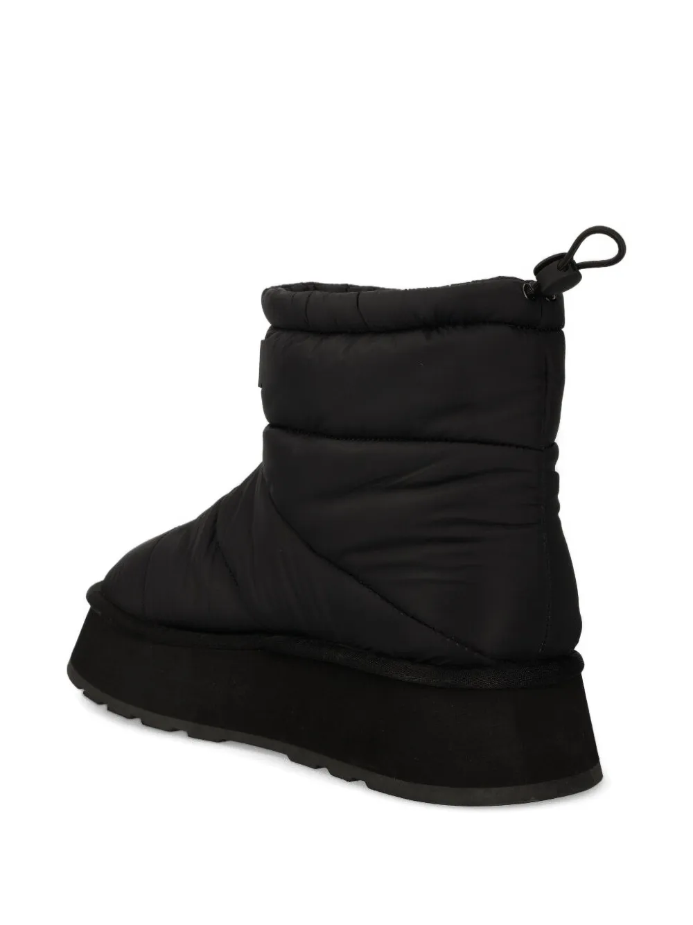 Juicy Couture 50mm quilted platform ankle boots Black