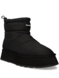 Juicy Couture 50mm quilted platform ankle boots - Black