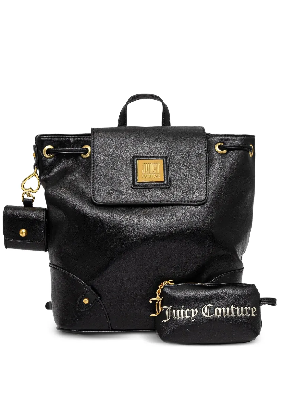 drawstring flap backpack