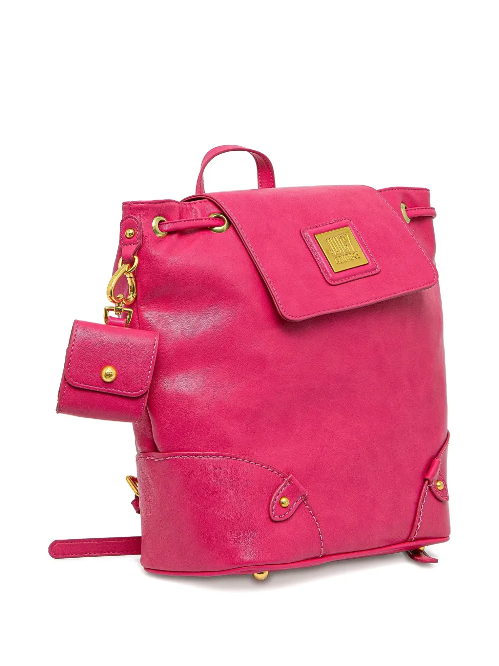 Juicy Couture drawstring flap backpack - Roze