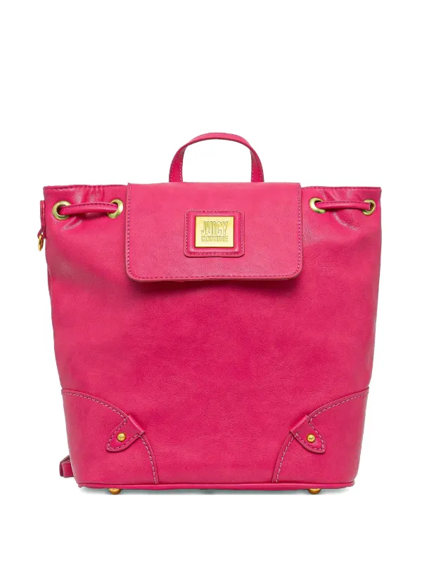 Juicy Couture Mochila Com Cordão De Ajuste | Rosa | FARFETCH BR