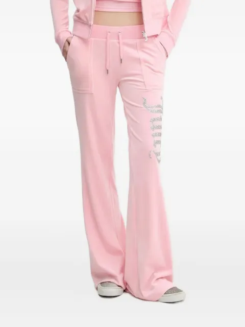 Juicy Couture pantalones con apliques de strass