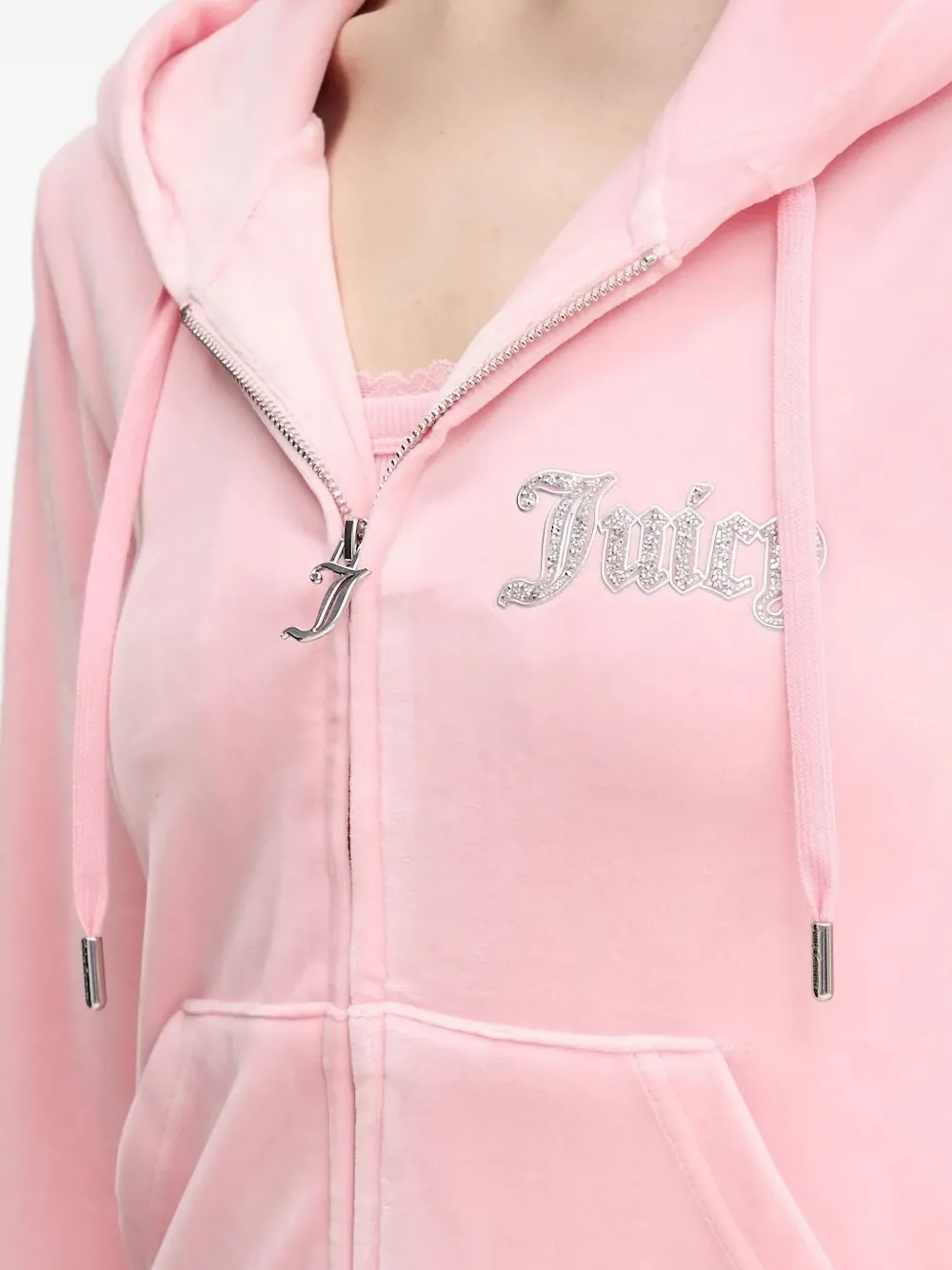 Juicy Couture ラインストーン パーカー | ピンク | FARFETCH JP