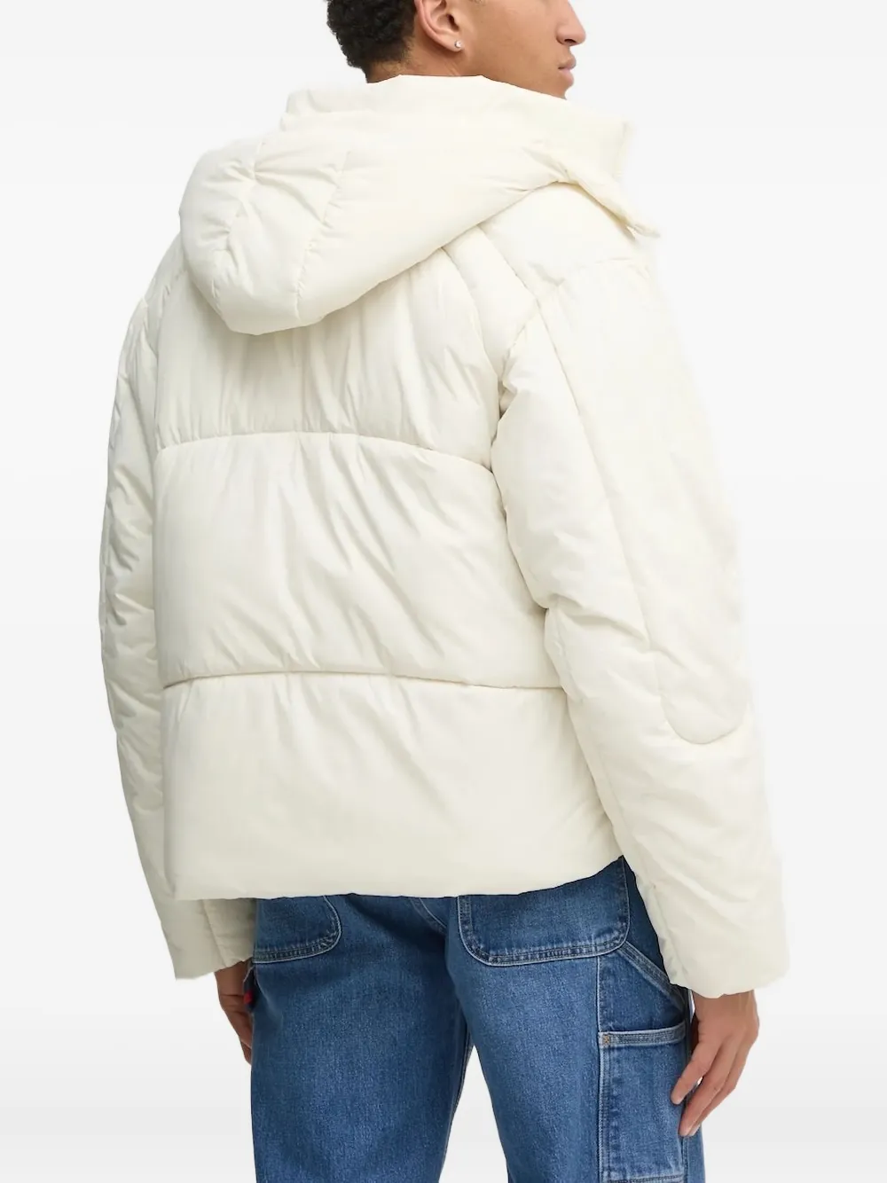 karl kani Donsjack met capuchon Wit