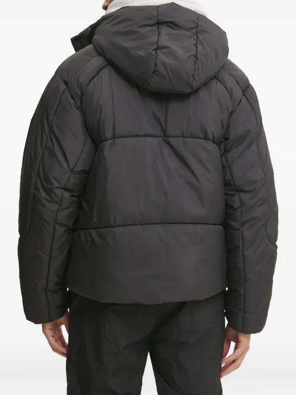 Karl Kani フーデッド パデッドジャケット | ブラック | FARFETCH JP