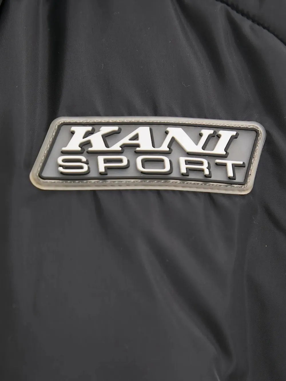 karl kani Gewatteerd donsjack met capuchon Zwart