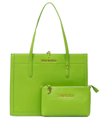 Juicy Couture ロゴプレート ハンドバッグ | グリーン | FARFETCH JP