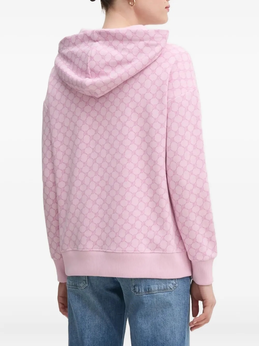 Joop! Cornflower hoodie met monogram-print - Roze