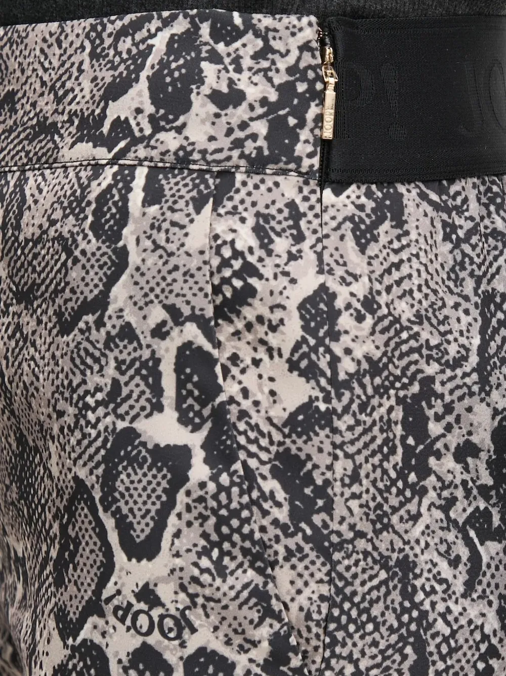 Joop! Philine broek met wijde pijpen Zwart