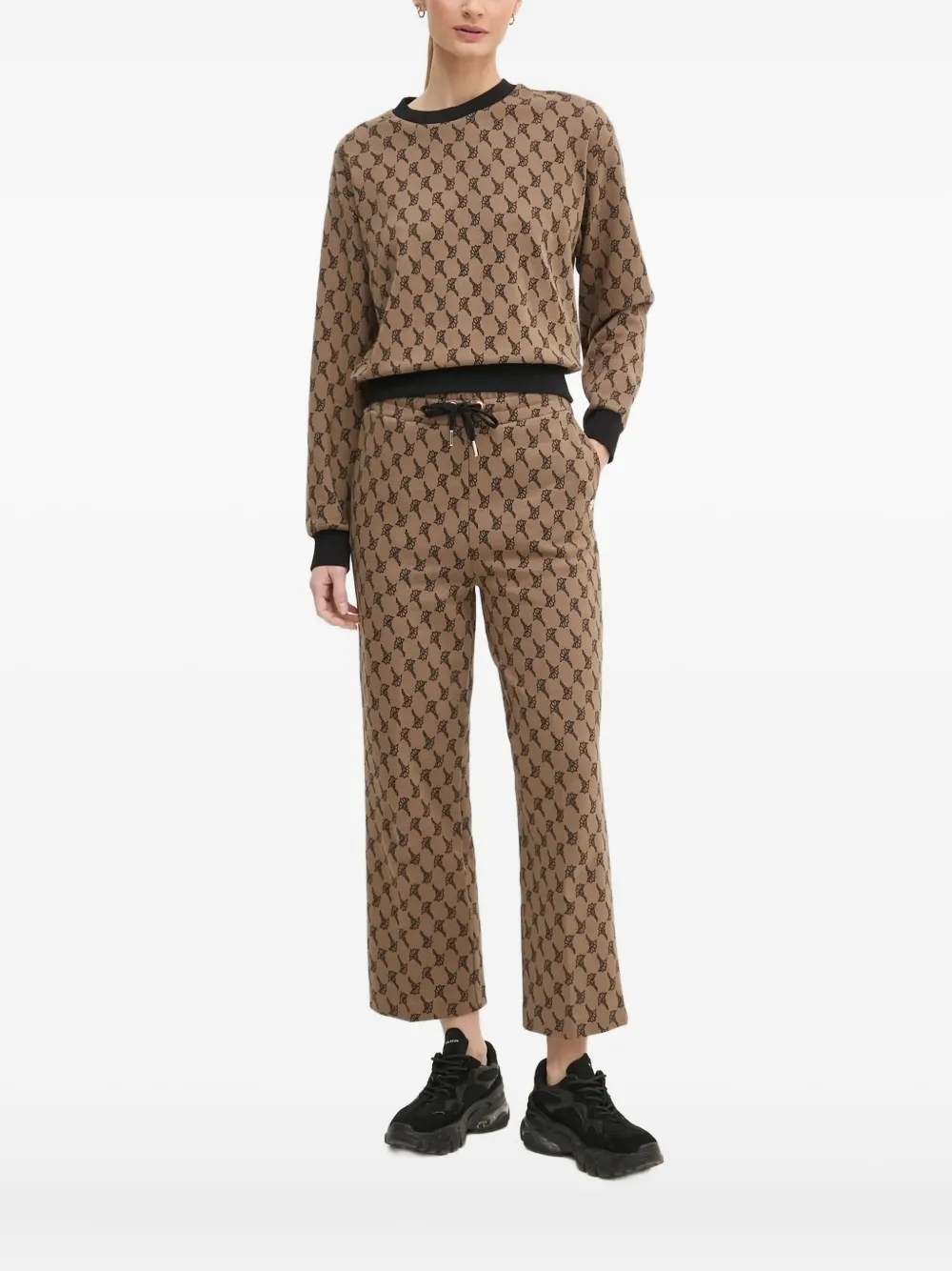 Joop! monogram-print sweatshirt Bruin