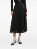 Joop! tulle A-line midi skirt - Black