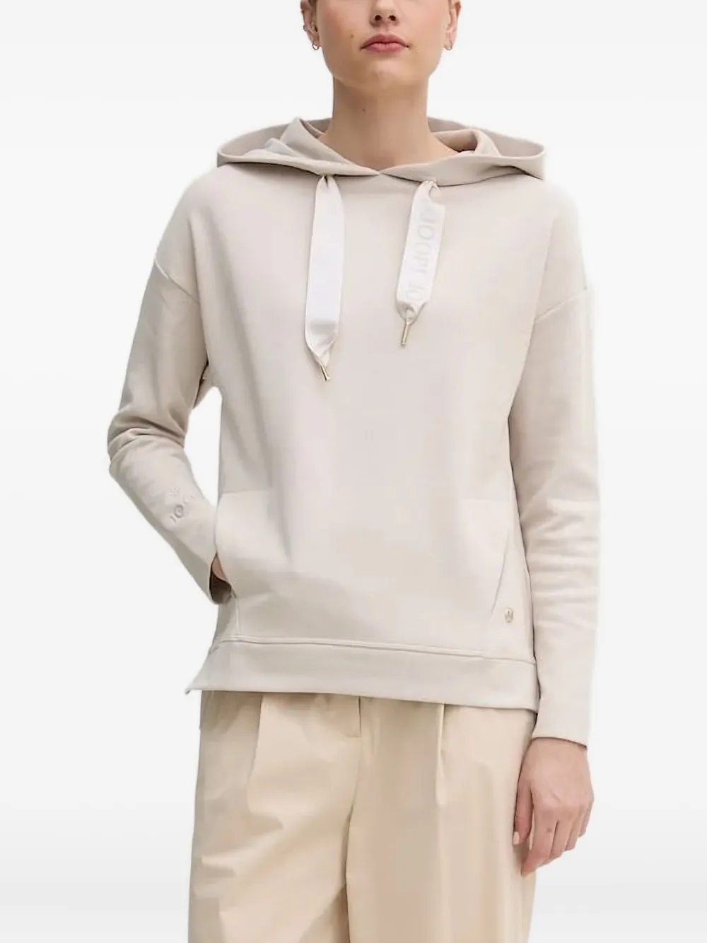 Joop Long-sleeve Hoodie In Neutral