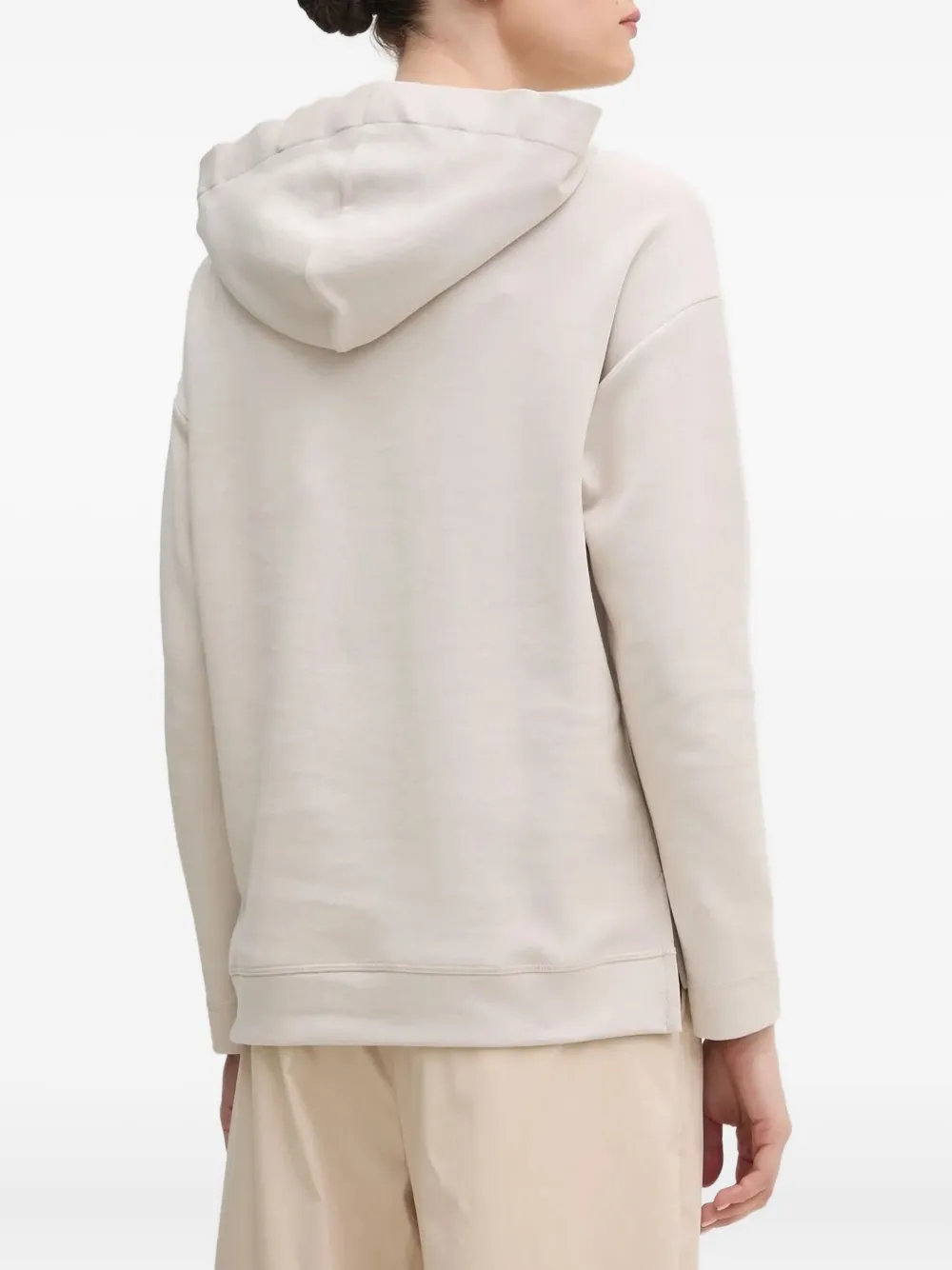 Joop! Hoodie met opgestikte zak Beige