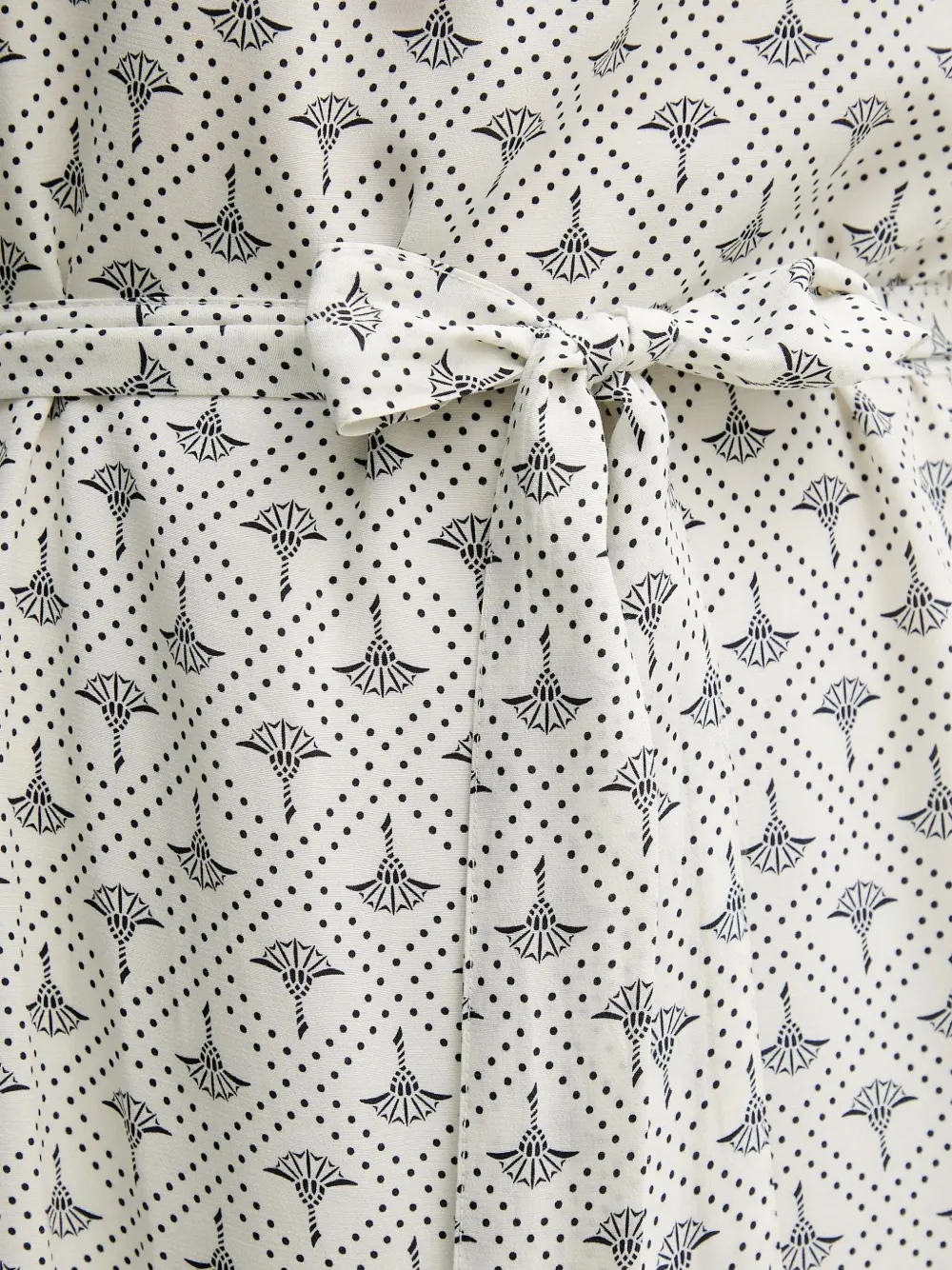 Joop Floral-print Belted Shirt Dress In White