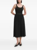 Joop! Schirin elastic-waistband midi skirt - Black