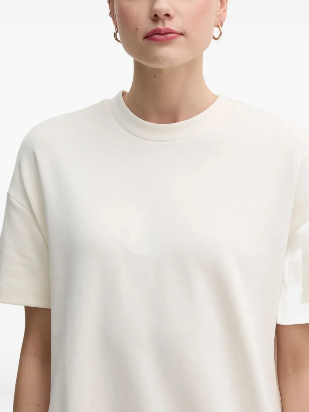 Joop Short-sleeve Layered Midi Dress In White