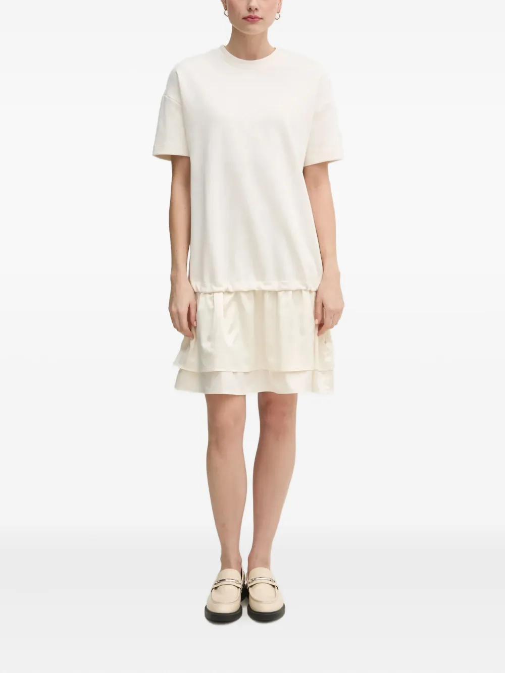 Joop! short-sleeve layered midi dress | White | Image 1