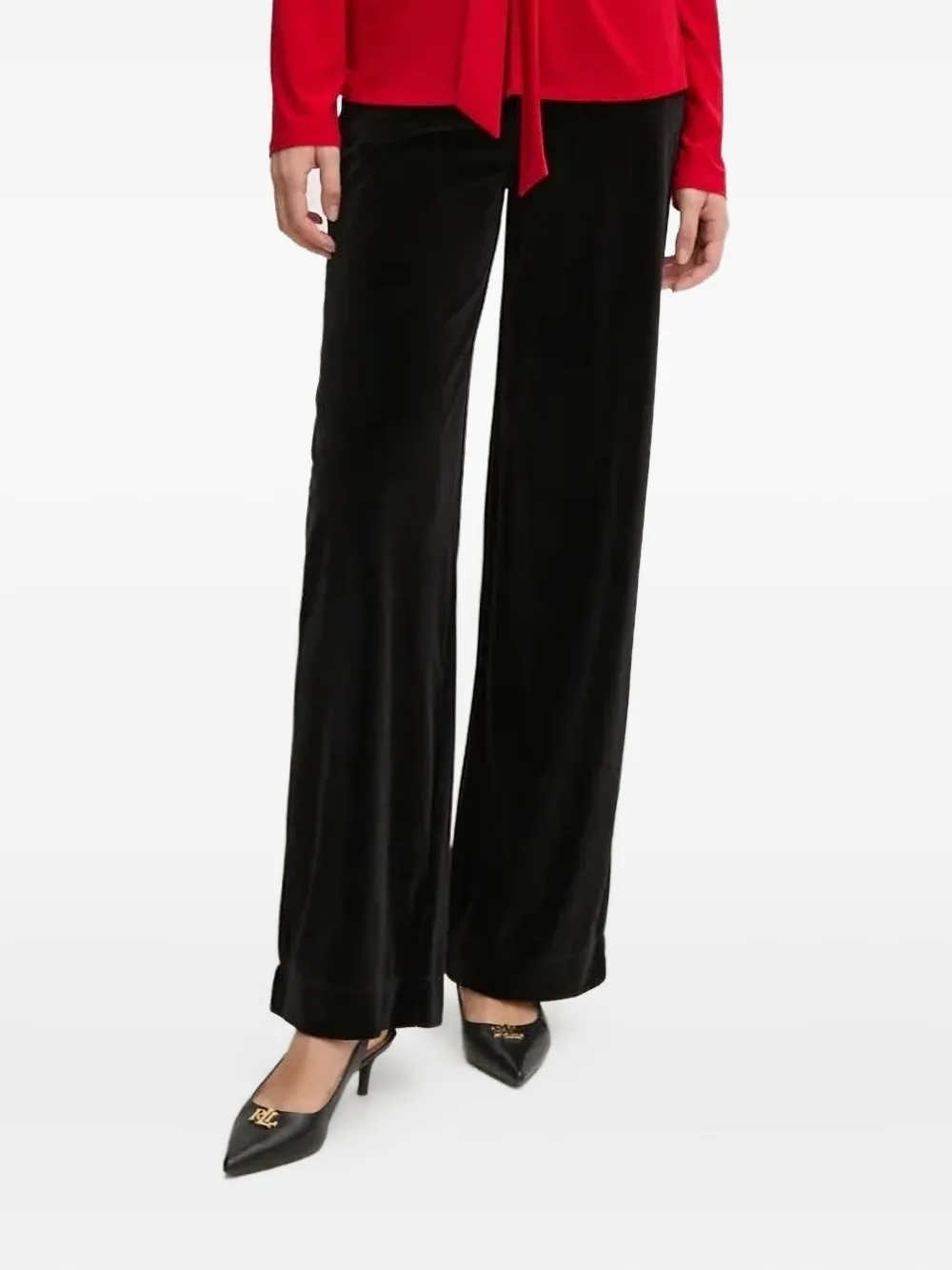 Joop! velvet trousers Rood
