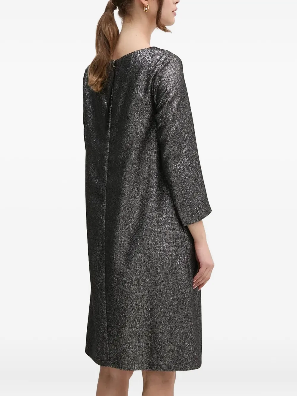 Joop! glitter-effect dress - Zwart
