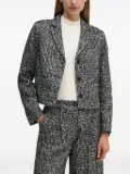 Joop! notched-lapels tweed jacket - Black