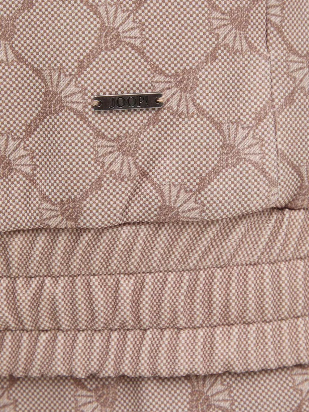 Joop Tristan Logo-pattern Zip-up Hoodie In Neutral