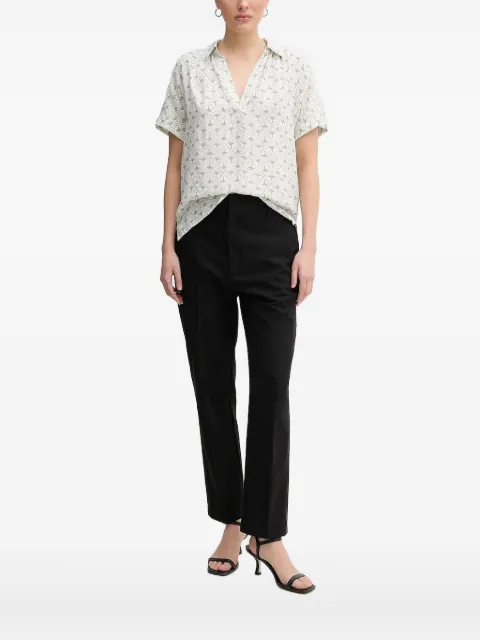 Joop! floral-print short-sleeve blouse