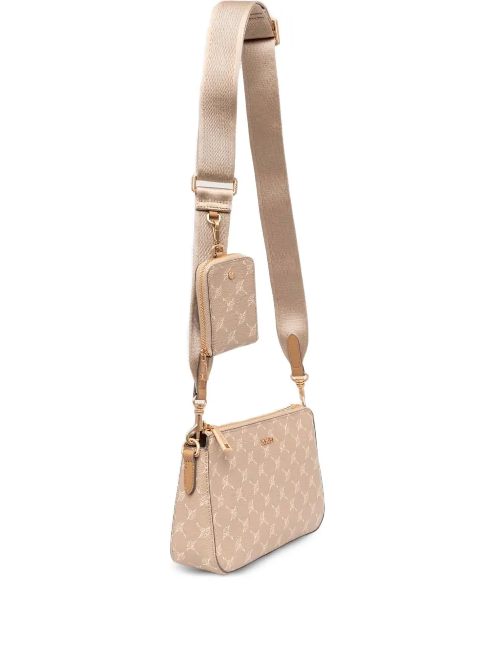 Joop! Cortina Jasmina crossbodytas met logoplakkaat Roze