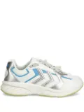Hummel Reach LX 6000 SV metallic chevron sneakers - White