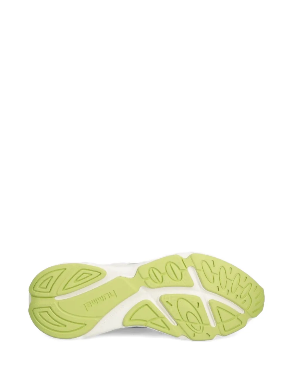 Hummel Reach LX 6000 SV metallic sneakers met chevron streep Wit