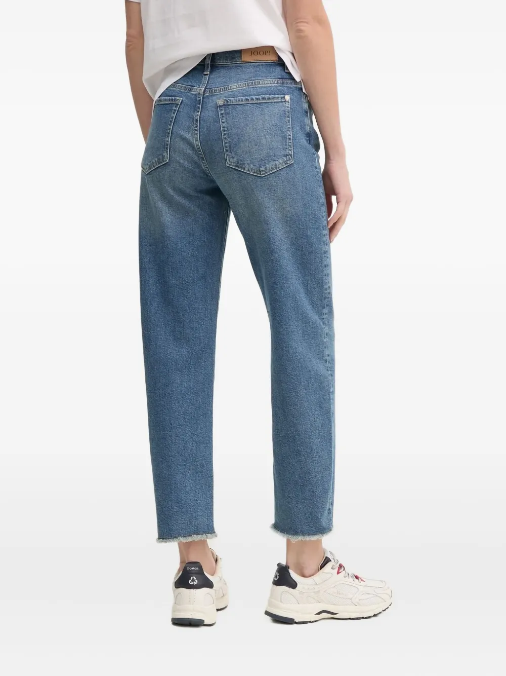 Joop! frayed-hem jeans - Blauw