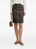 Joop! leather skirt - Brown