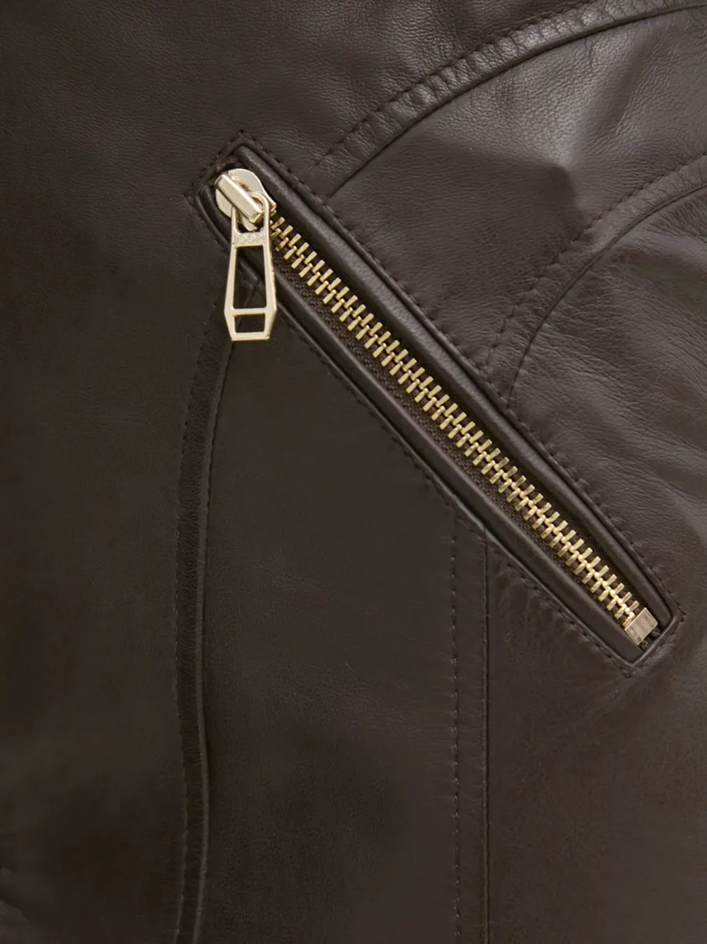 Joop! Leren rok Bruin