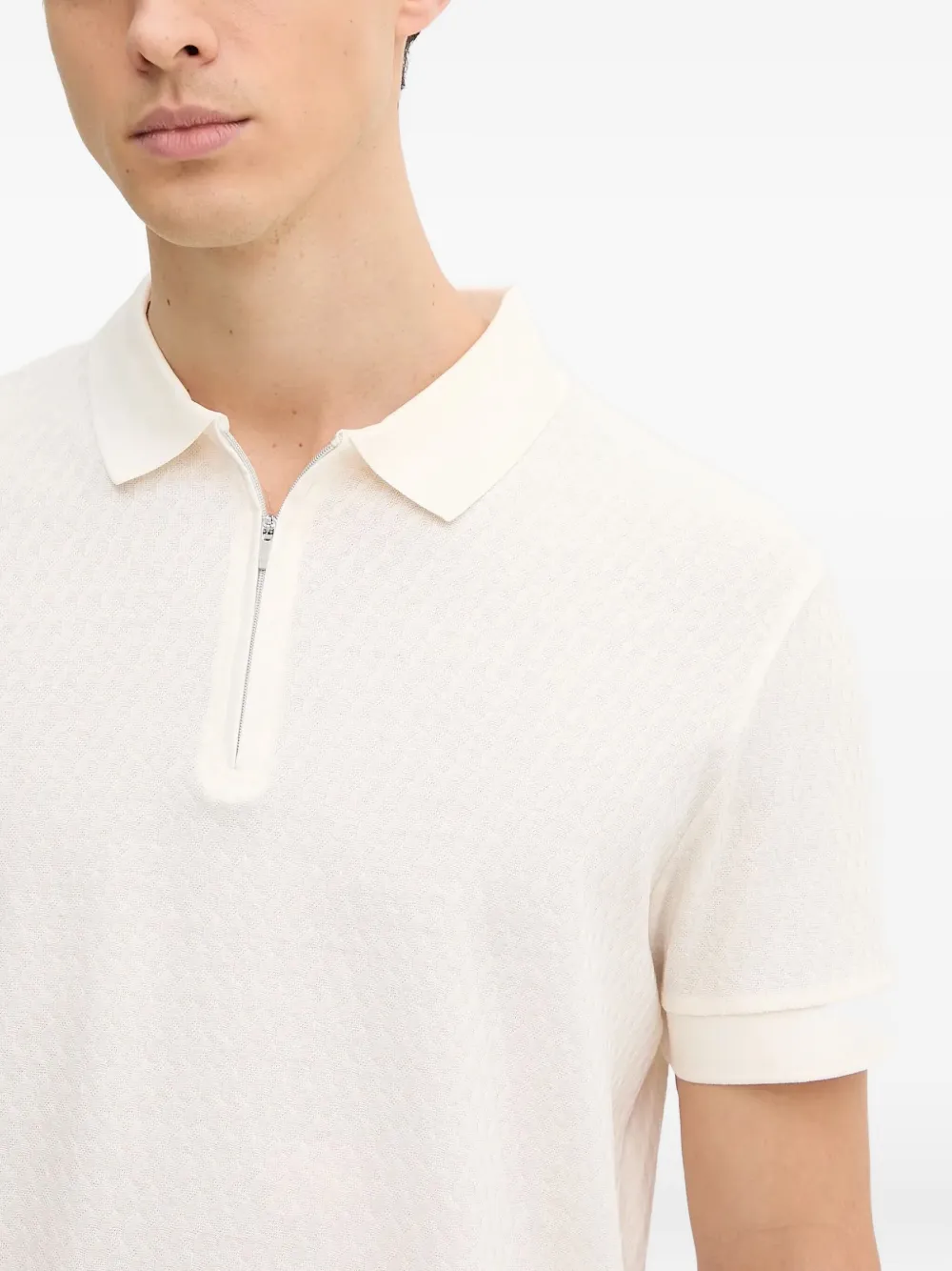 Joop! Katoenen poloshirt Wit